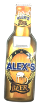 Alex&#39;s Alex Gift Idea Fathers Day Personalised Magnetic Bottle Opener ⭐⭐⭐⭐⭐ - £5.91 GBP