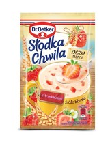 Dr.Oetker Slodka Chwila Kaszka Manna hot semolina treat in a mug: STRAWB... - $10.35