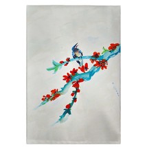Betsy Drake Red Buds and Birds Guest Towel - £27.62 GBP