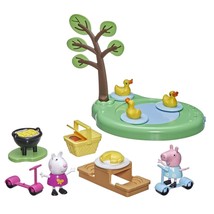 Peppa Pig Peppa's Adventures Peppa's Picnic Playset, Preschool Toy with 2 Figure - £30.29 GBP