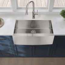 Farmhouse Apron Sink: 36x21x10&quot; Stainless Steel - £247.05 GBP