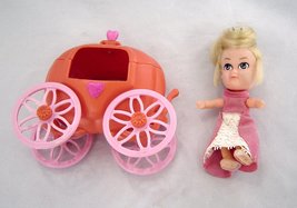 Vintage Little Kiddle Storykins Cinderella Doll and Carriage - £27.93 GBP