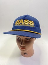 Vintage BASS Bass Anglers Sportsman Society Patch Trucker Hat Snapback R... - £31.96 GBP