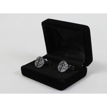 Men's Fashion Cufflinks By J.Valintin Silver/Gold Plated and Stones JVC-5 image 4