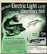 1954 Print Ad Electra-Lure Electric Light Fishing Lures Alhambra,CA - £8.71 GBP