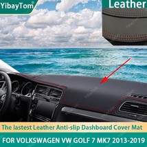 Durable Excellent PU Leather Dashd Anit-slip Anti-UV Cover mat For  VW Golf 7 MK - £138.44 GBP