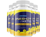5-Pack One Shot Keto Pills, Oneshot Keto All Natural Dietary Supplement ... - $78.99