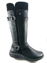 Wanderlust Rachel Black Leather Weather Resistant Knee High Winter Boots - £71.33 GBP