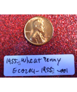 1955 S Lincoln Wheat Penny Die Chip in Mint Mark  Error; Vintage Old Coi... - £14.86 GBP