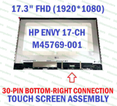 M45769-001 17.3&quot; LCD Full High Definition FHD Anti-Glare Touch Screen Uwva - £192.15 GBP