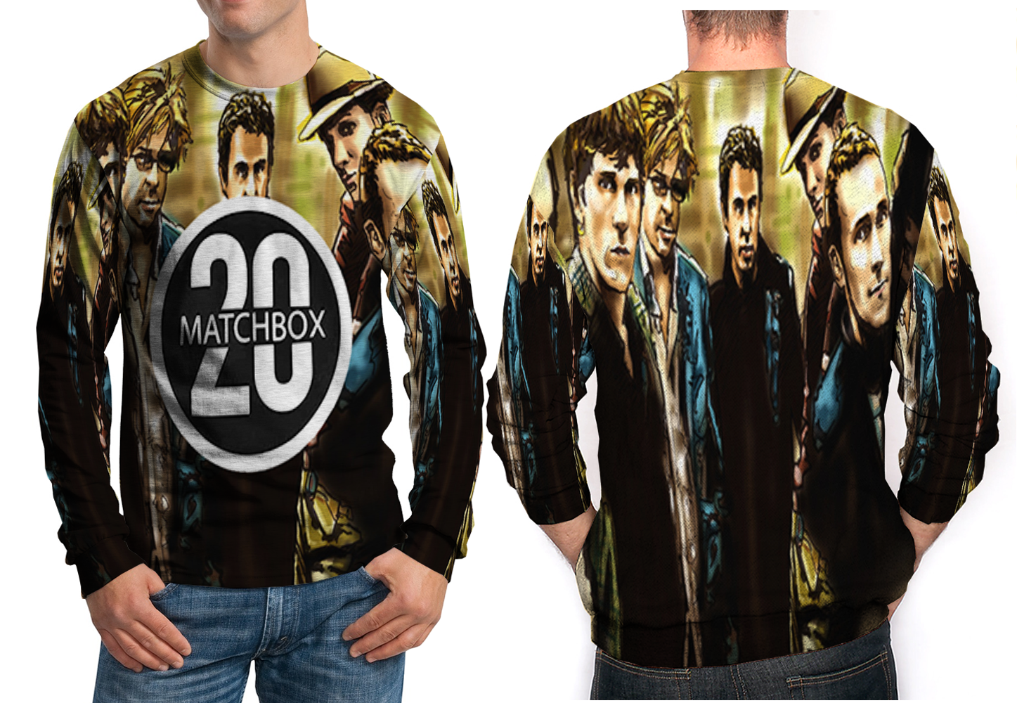 Primary image for Matchbox Twenty 3D Print Sweatshirt For Men