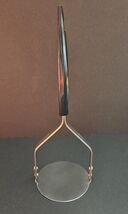 Vintage Potato Vegetable Food Masher With Solid Bottom Retro 1970s Stain... - $22.25