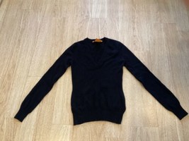 Tory Burch Sweater Cashmere V Neck Black  Women’s size XS Long Sleeve - £51.36 GBP