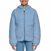 Lucky Brand Girls Size XS 5/6 Blue Bell Quilted  Zip Jacket NWT - £15.48 GBP