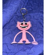 Poppy Playtime Huggy Wuggy Figure Toy Keychain Pink Keyring Suction Fun Toys - $14.00