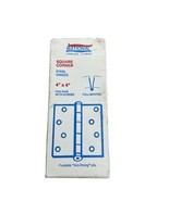 NOS National Full Mortise Square Corner Dull Brass Color Steel Hinge 4x4... - €20,70 EUR