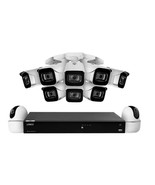 Lorex N4K3-168WB-2P Lorex Fusion 4K 16-Channel 3TB Wired NVR System with... - $1,099.00