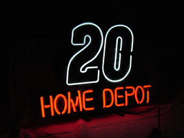 Nascar 20 Car HOME DEPOT Art Light Neon Sign 16&quot;x14&quot;  - £111.08 GBP