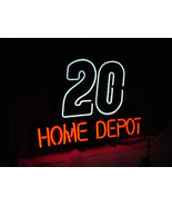 Nascar 20 Car HOME DEPOT Art Light Neon Sign 16&quot;x14&quot;  - £109.38 GBP