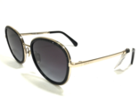 CHANEL Sunglasses 2207-B-S c.395/S6 Black Gold Crystal with Purple Lenses - $214.83