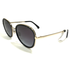 CHANEL Sunglasses 2207-B-S c.395/S6 Black Gold Crystal with Purple Lenses - £171.10 GBP