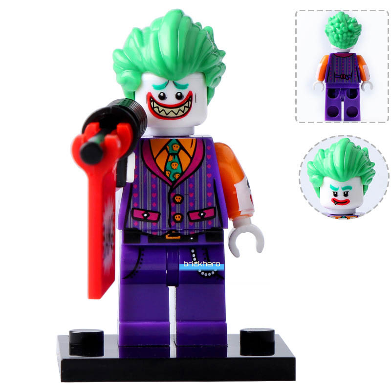 Joker DC Superheroes The Lego Batman Movie Lego Compatible Minifigure Brick Toys