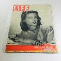 VTG Life Magazines: October 15 1945  Fall Jewelry/Pres. Roosevelt Secret Retreat - $13.25