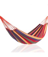 Baskety Camping Hammock Double & Single Portable Hammocks with 2 Hanging ropes - £47.95 GBP
