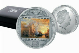 Cook Islands $20 Coin 2017 William Turner Masterpieces of Art 3 Oz Silve... - £353.89 GBP