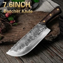 Chef Knife Handmade Tactical Camping Tool Chinese Kitchen Butcher Outdoor Nife - £59.44 GBP