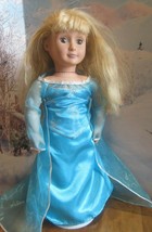 Our Generation  Doll Battat   18&quot; blonde hair blue eyes HANDMADE ELSA DRESS - £20.09 GBP