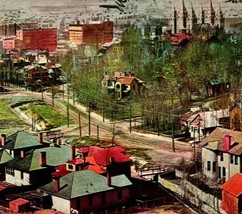 Birds Eye View Salt Lake City Utah UT salt UDB 1906 Vtg Postcard O12 - £10.91 GBP