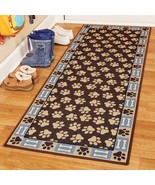 Dog Paw Print Bones Floor Runner Mat Carpet Skid Resistant Non-Slip Rug ... - $640.57 MXN