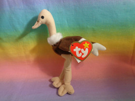 Vintage 1999 McDonald&#39;s TY Beanie Babies Stretch the Ostrich #10 w/ Tags - £1.81 GBP