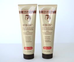 SoftSheen Carson Sta-Sof-Fro Rub On Hair and Scalp Conditioner Extra Dry 5 oz x2 - £47.95 GBP