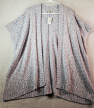 LOFT Cardigan Sweater Womens Size XS/S Multi 100% Acrylic Sleeveless Open Front - $22.59