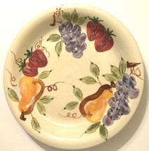 Royal Norfolk Fruits Pears Grapes Strawberries Ceramic Dinner Plate 10 1/4&quot; - £15.75 GBP