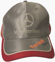 Mercedes-Benz Fernando Alonso Silver Formula 1 Strapback Vintage Hat Cap 1 Size - £34.87 GBP