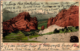 Pikes Peak from the Gateway Garden of the Gods Denver CO Vintage Postcard (D8) - £6.09 GBP