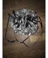 Ganz Fabric Jewelry Storage Pouch Black &amp; White Floral - $20.51 CAD