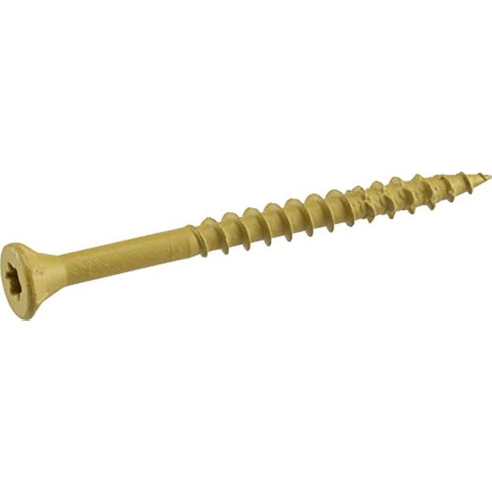 HILLMAN FASTENERS 42590 Deck Screws, 8 x 1.25, Tan, 75 Piece - $18.26