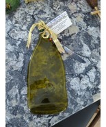 Possum Trot Valley Wine Bottle Shaped Glass Cheese Board with Spreader K... - $413.96 MXN