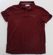 Calvin Klein Move 365 Red Polo With Pocket - Size Small - £13.18 GBP