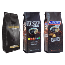 Ultimate Chocolate Ground Coffee Collection: Brickhouse, M&amp;M&#39;s &amp; Snicker... - £22.42 GBP