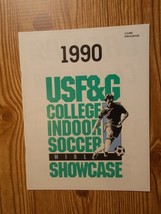 1990 USF&amp;G program, College indoor soccer, MISL Showcase - $25.99