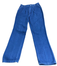 Men&#39;s Vintage Wrangler Denim Pleated Front Pants 32x36 Jeans 70NY USA (30x34) - £27.45 GBP