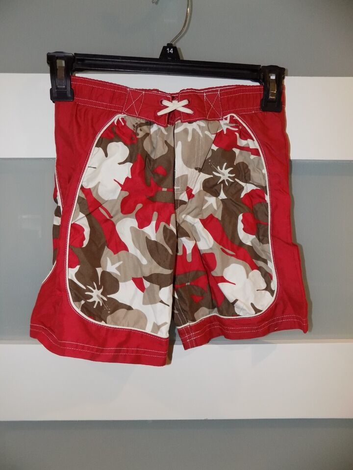 Carter&#39;s Hawaiian Red Lined Swim Trunks Size 4T Boy&#39;s READ BELOW - $6.00