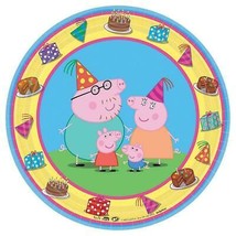 Peppa Pig Dessert Plates Birthday Party Supplies 8 Per Package New - £3.91 GBP