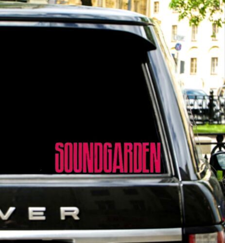 Soundgarden Premium Vinyl Decal. 90&#39;s Grunge, Chris Cornell, Black Hole Sun - $2.97+