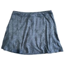 Toad &amp; Co Seleena Skort Skirt with Shorts Blue Floral Drawstring Women&#39;s... - $23.76